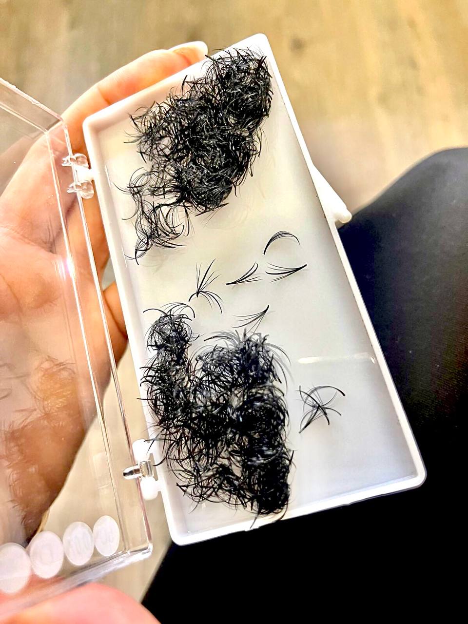 5D-пучкові вії + промінчик для нарощення (товщина 0.07mm) - Зображення 3