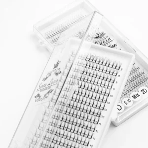 5D-пучкові вії мікс довжин для нарощування (товщина 0.10mm)